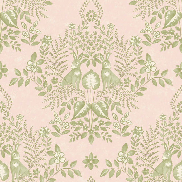 Cottontail Toile Premium Peel + Stick Wallpaper