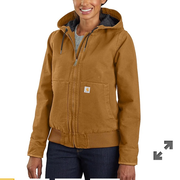 Carhartt Women's Brown Hooded Jacket