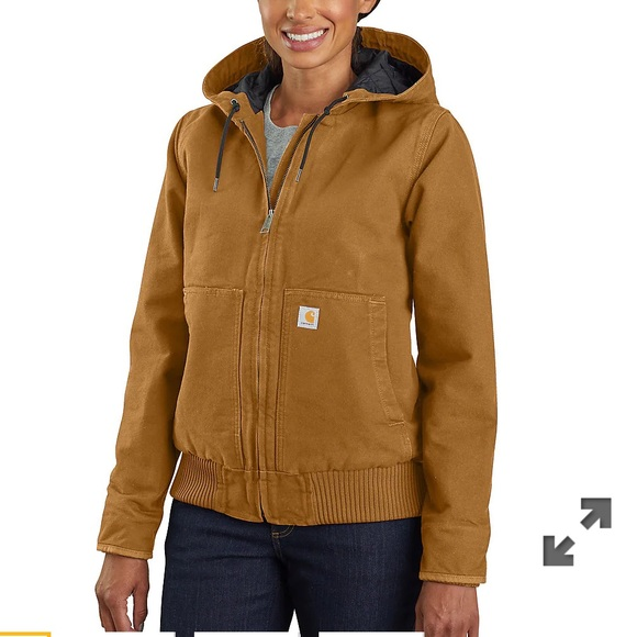 Carhartt Women's Brown Hooded Jacket