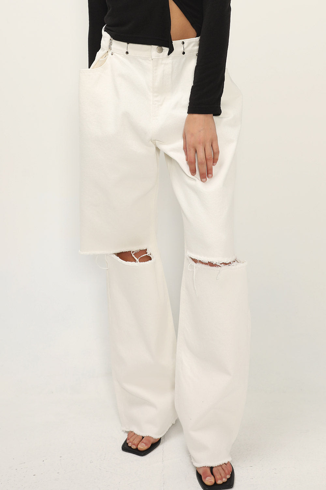 Vera Slash Cutout Jeans