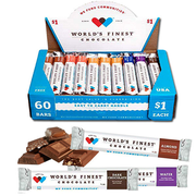 World's Finest Assorted Chocolate Bars 60 Count (Pre-Priced)