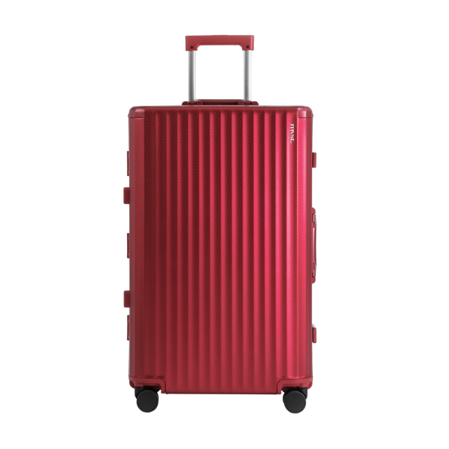 SPACE Aluminum Suitcase Red