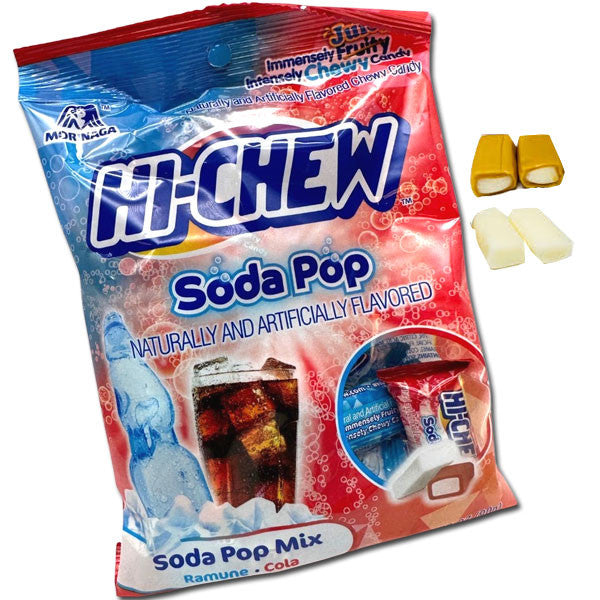 Hi-Chew Chewy Candy Soda Pop Mix Ramune/Cola Flavors