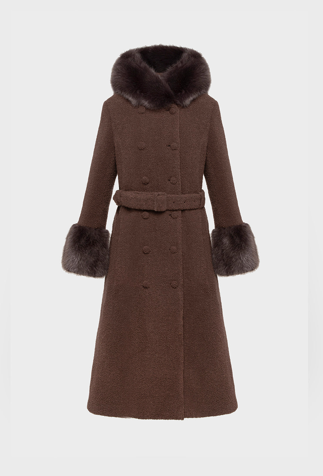 Dallas Coat - Chocolate Brown