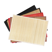 Bamboo Slat Placemats with Fabric Border