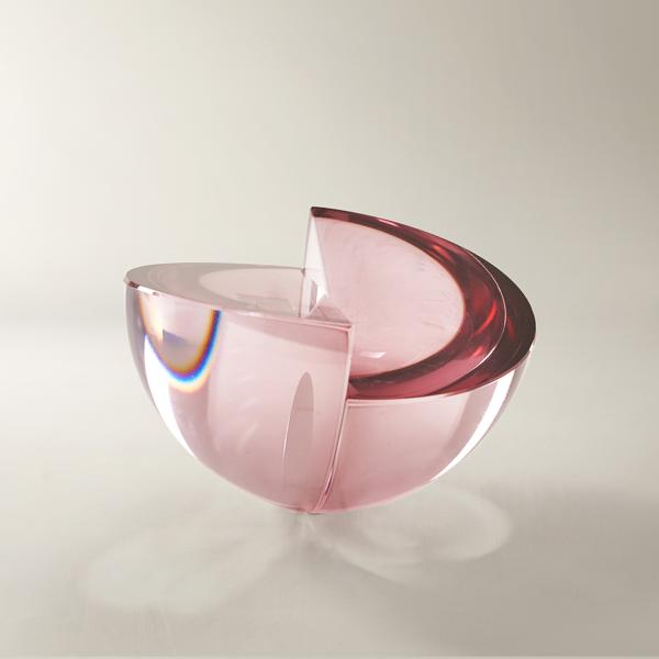 Rose' Crystal Object