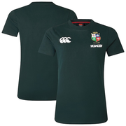 British & Irish Lions Cotton Jersey T-Shirt - Dark Green - Womens