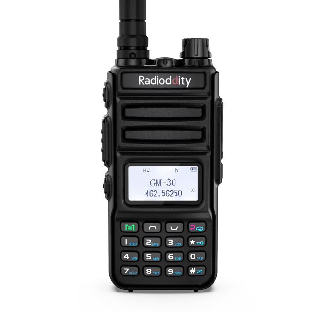Radioddity GM-30 GMRS Radio | 5W | VHF & UHF Scanner | NOAA | USB-C | SYNC | Support CHIRP Programming