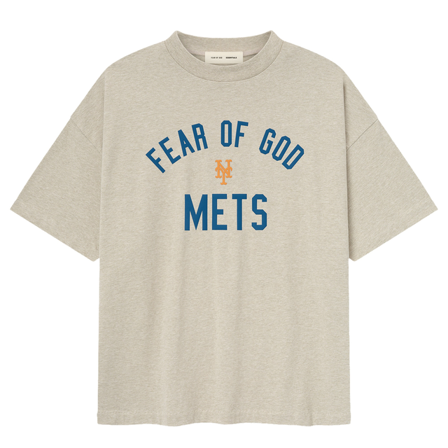 Men's New York Mets Fear of God x MLB Homestead Heather Gray 90's Fit T-Shirt