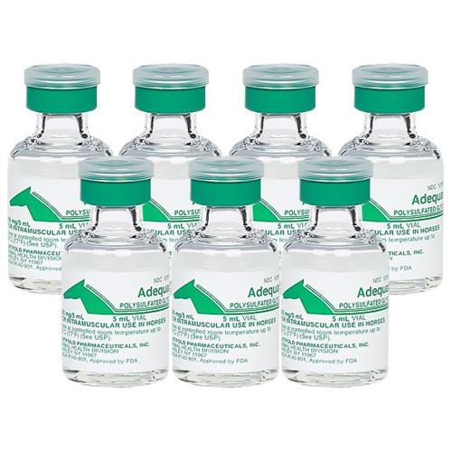 Adequan for Horses - i.m. for Horses (Polysulfated Glycosaminoglycan), 7 Vials - [Inflammation Relief]