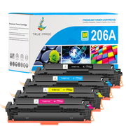 HP Color LaserJet Pro MFP M283fdw Toner - Chip-Ready Compatible HP 206A/206X Toner Set