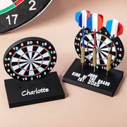 Personalized Name 3D Printed Trophy Design Darts Holder, Multicolor Stand for 3 Darts, Home Decor, Birthday/Anniversary Gift for Dart Players/Fans