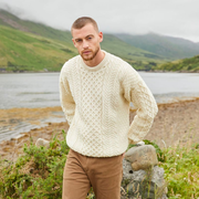 Mens Traditional Aran Sweater