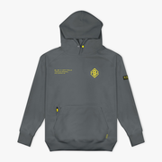 Off-Field Waffle Performance Youth Hoodie - Gray/Yellow