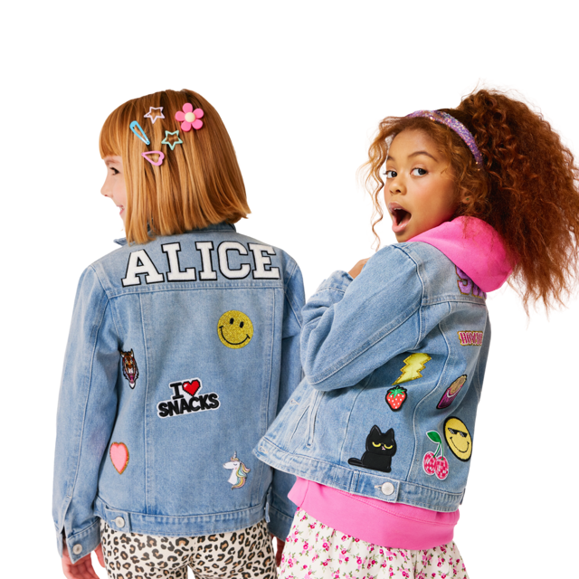 Kids' Custom Denim Jacket, Light Wash