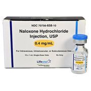 Naloxone Hydrochloride Injection 0.4 mg/mL SIngle Dose Vials 1 mL x 10/Box (RX)