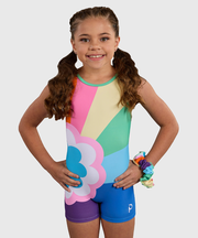 Plum Sprinkles Gymnastics Unitard for Girls