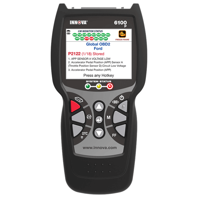 6100P OBD2 w/ ABS & SRS Diagnostic Tool