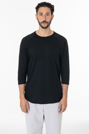 FF53 - 3/4 Sleeve Poly Cotton Raglan