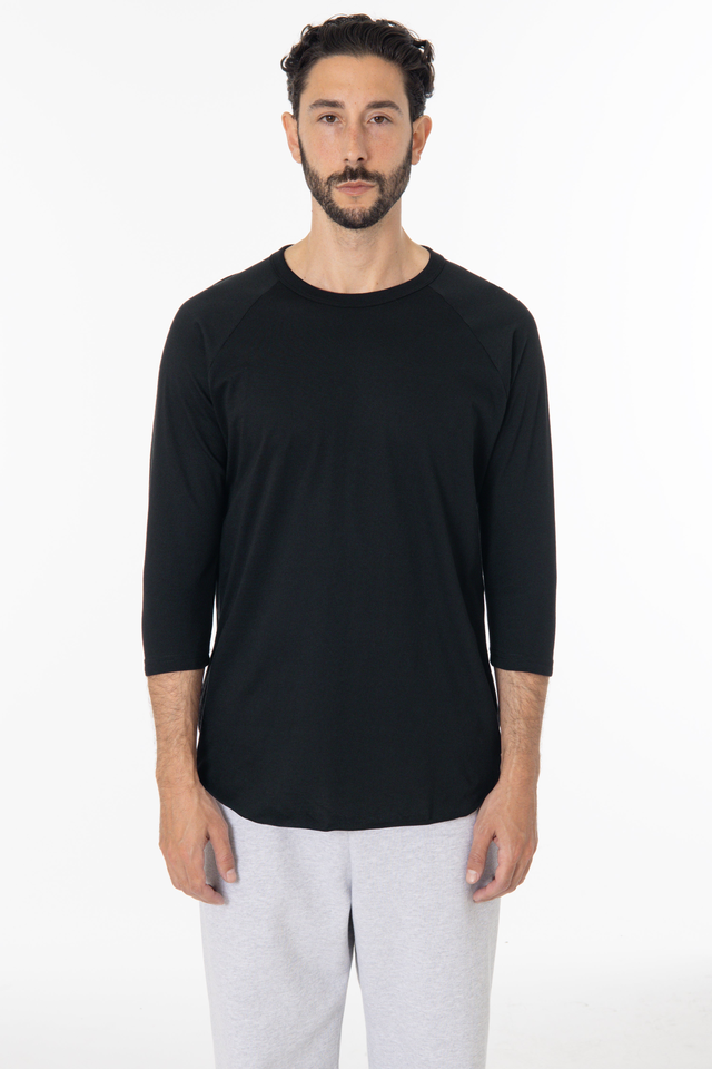 FF53 - 3/4 Sleeve Poly Cotton Raglan