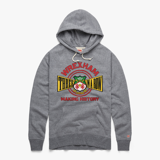 Wrexham AFC Three In A Row Hoodie
