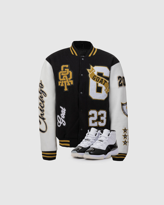 GOAT Vintage Wool Varsity Jacket (Gratitude/ DMP)