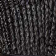 550 Paracord Gloss Black Made in the USA  Nylon/Nylon