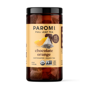 Organic Chocolate Orange Black Tea, Full Leaf, in Pyramid Tea Bags