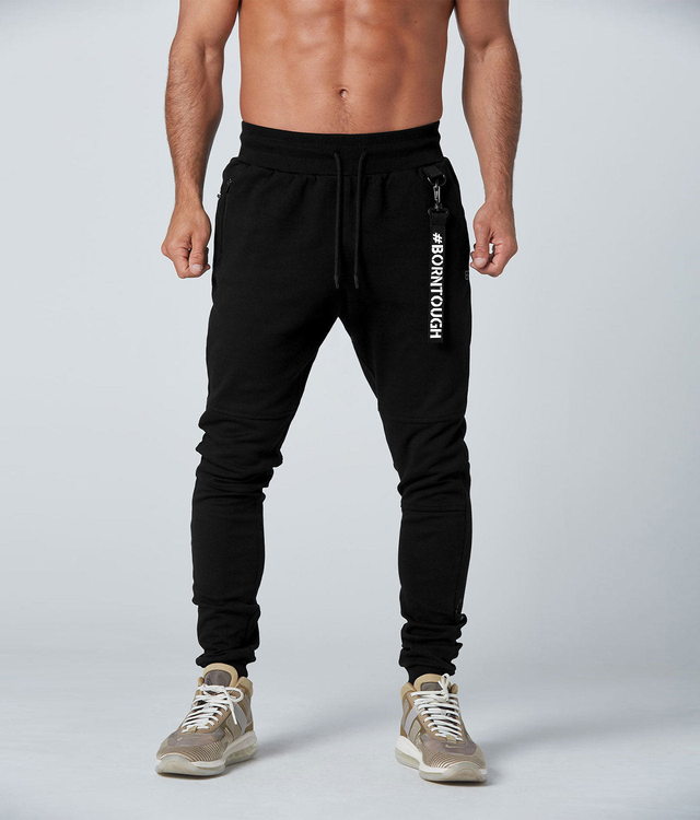 2200 . Viscose Fitted Jogger - Black