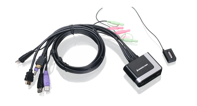 2-Port Cable KVM Switch with HDMI Connections