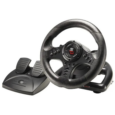 SUPERDRIVE SV 450 Universal Racing Wheel in Black