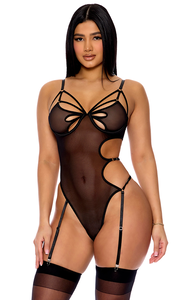 Feeling Butterflies Mesh Teddy