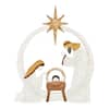 Home Accents Holiday 5.5 ft. Polar Wishes LED Nativity Scene Holiday Yard Decoration 24RT14524111