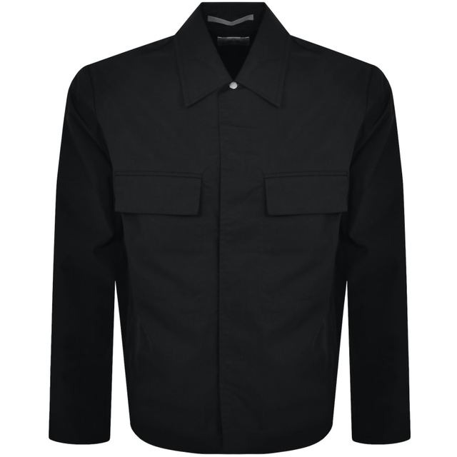 Norse Projects Pelle Twill Overshirt Black