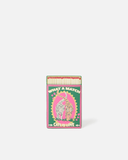 Cat Matchbox Green Card Holder