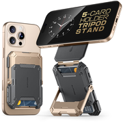 MagFlip Magnetic Wallet with Stand-Gold