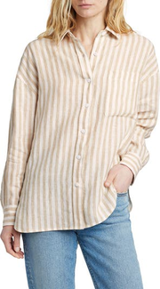 Laguna Relaxed Fit Linen Button-Up Shirt