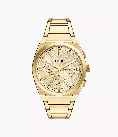 Everett Chronograph Gold-Tone Stainless Steel Watch