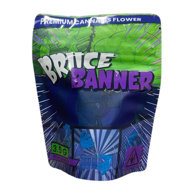 Bag King Bruce Banner Strain Child-Resistant Mylar Bag | 1/8 oz