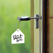 Door Hanger - Open House - Navy & White