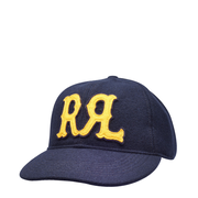 RRL by Ralph Lauren Appliquéd Felt Ball Cap Navy