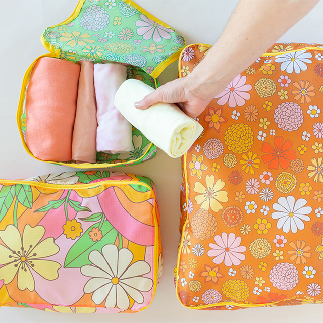 Flower Power Packing Cube Set