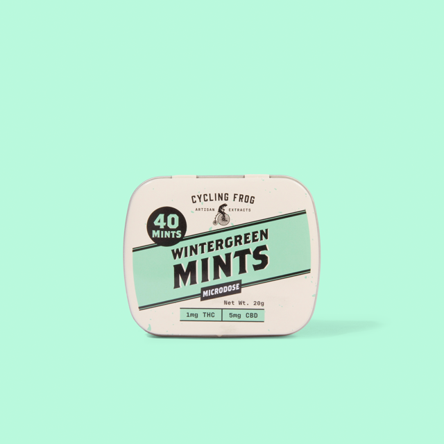 Wintergreen Mints, 1mg THC + 5mg CBD, 40ct