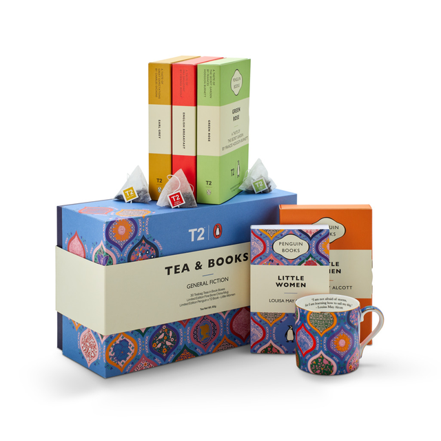 T2 x Penguin Books - Tea & Books: General Fiction Tea Bag Gift Pack