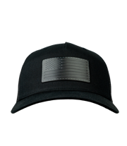 Black Flag Leather Patch Hat