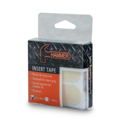 Hammer Insert Tape 1" White Textured