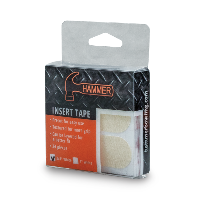 Hammer Insert Tape 1" White Textured
