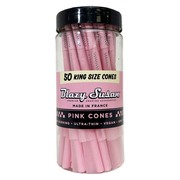 Pink Pre Rolled Cones | King Sized | 50 Count | Blazy Susan