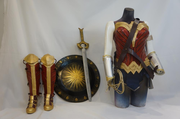 Wonder Woman Cosplay Costume Made From EVA and Leather