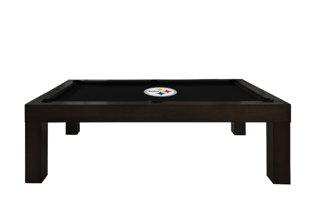 Pittsburgh Steelers Premium Pool Table Bundle - Black Ash